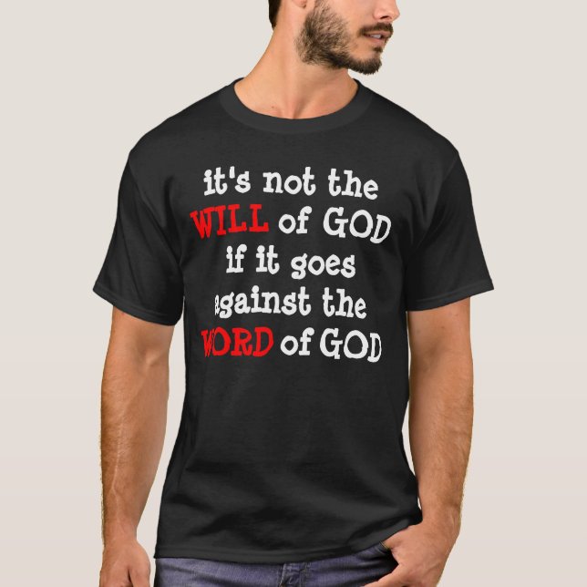 Word of God t-shirt (Front)