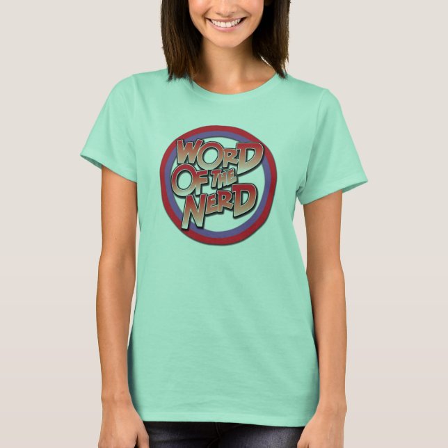 Word of the Nerd Womens Ringer Tee (Front)