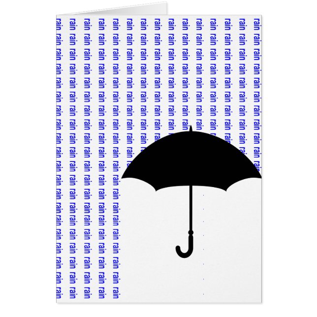 Word Rain Card (Front)