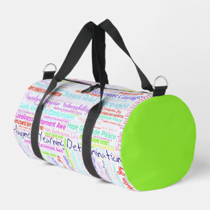 Word Salad Emotions, Feelings Duffle Bag