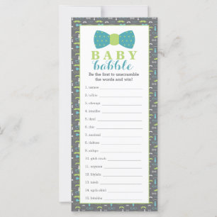 Word Scramble Game, Baby Shower, 25 Pack