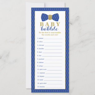 Word Scramble Game, Baby Shower Game, Little Man