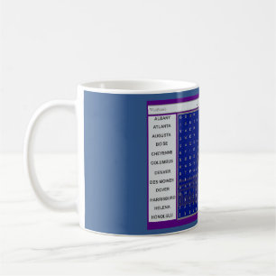 Word Search Puzzles Coffee Mug