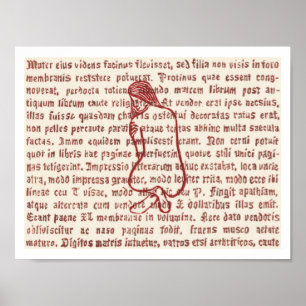 Word Stained Glass 1 Poster