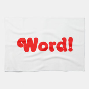 Word! Tea Towel