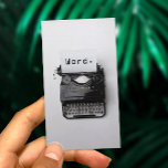 "Word." Vintage Typewriter Professional Writer Business Card<br><div class="desc">"Word." Vintage Typewriter Professional Writer/Editor Business Card.</div>