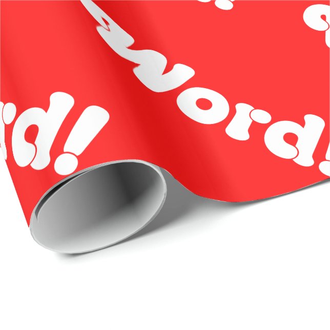 Word! Wrapping Paper (Roll Corner)