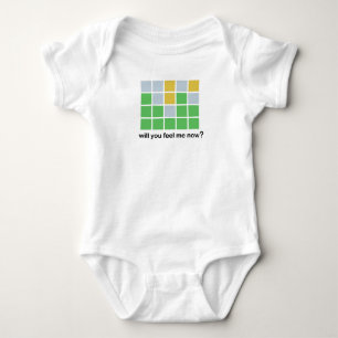 Wordle Meme, Baby  Wordle  Word Puzzle, Funny Baby Bodysuit