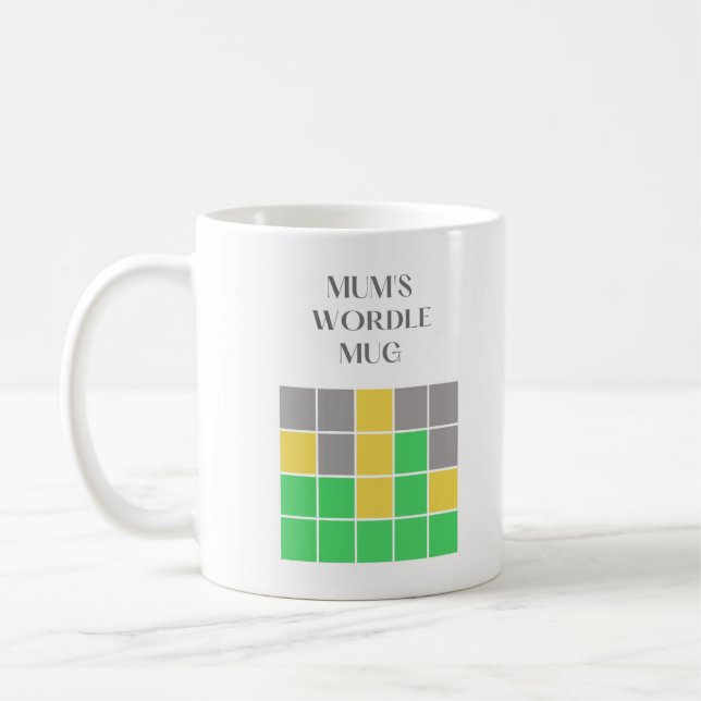 Wordle Mug for Mum (Left)