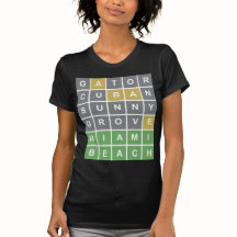 Wordle Puzzle "Miami Beach" shirt