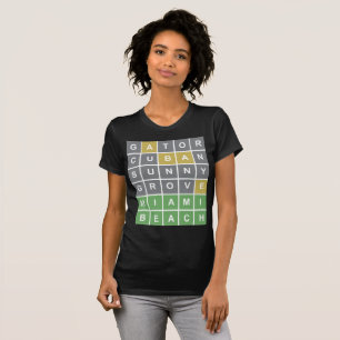 Wordle Puzzle "Miami Beach" shirt