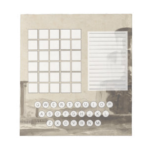 Wordle Scratch Pad Notepad