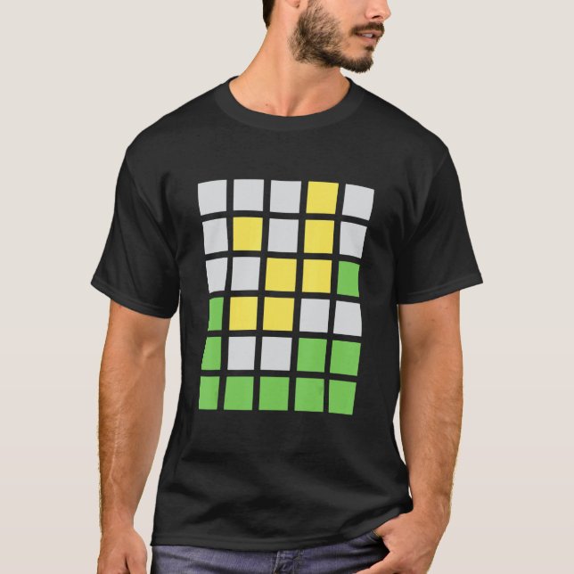 Wordle Word Game T-Shirt (Front)