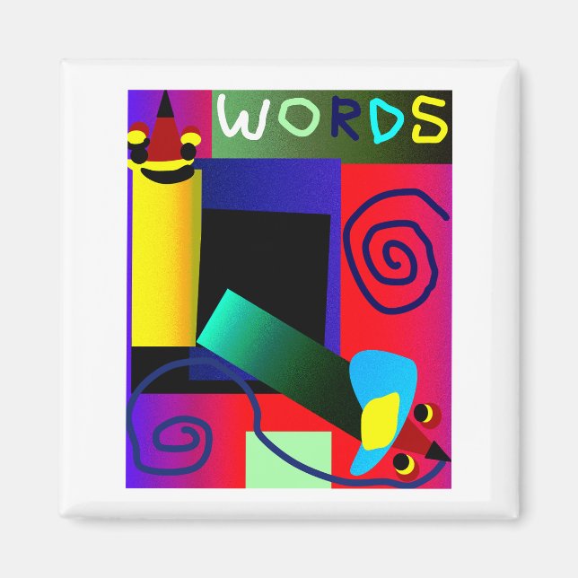 Words Art Magnet (Front)