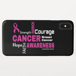 Words...Breast Cancer iPhone XS Max Case