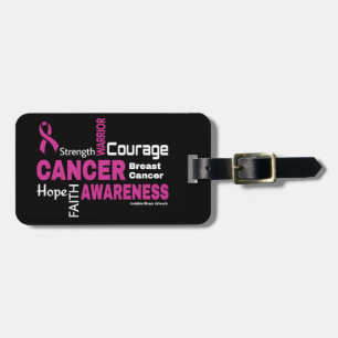 Words...Breast Cancer Luggage Tag