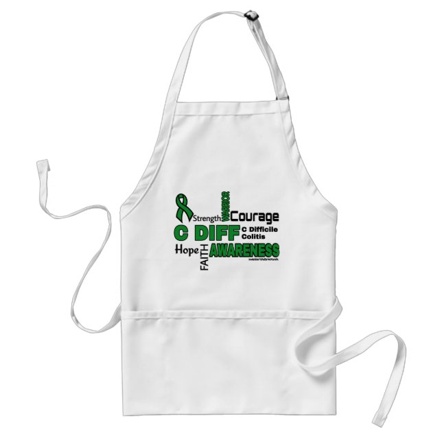 Words...C Diff Standard Apron (Front)