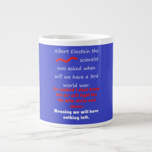 WORDS EDUCATION MATHS SCIENCE IDEAS LARGE COFFEE MUG