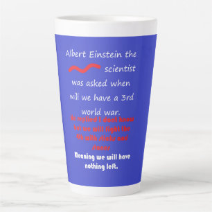 WORDS EDUCATION MATHS SCIENCE IDEAS LATTE MUG