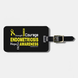 Words...Endometriosis Luggage Tag