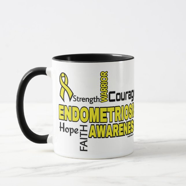Words...Endometriosis Mug (Left)