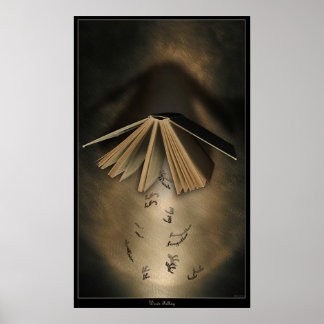 Words Falling Poster