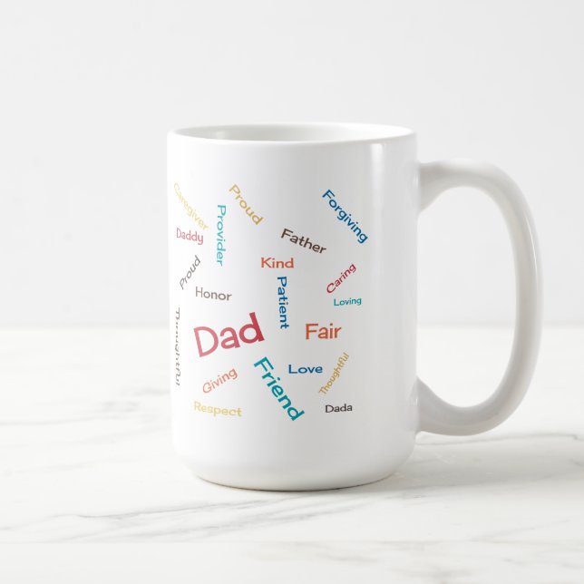 Words For Dad Mug (Right)