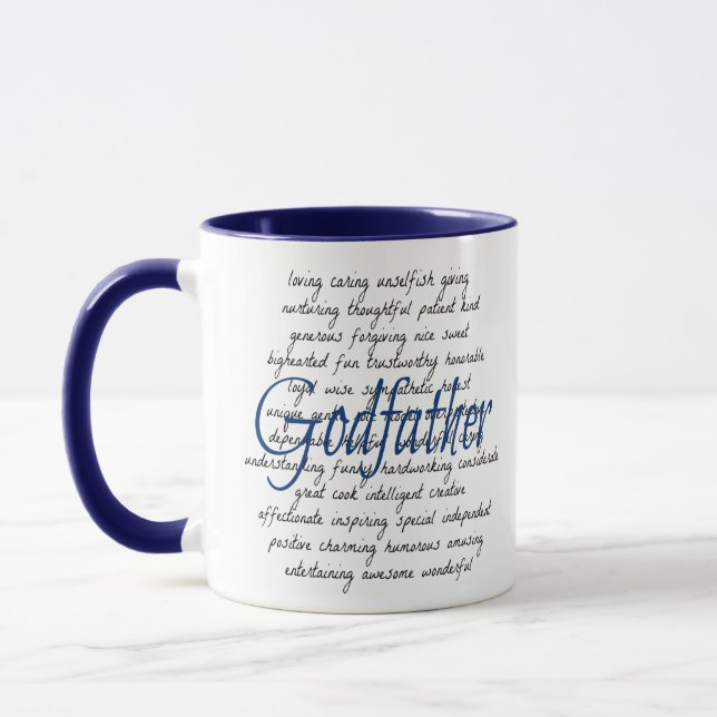 Words for Godfather Mug (Left)