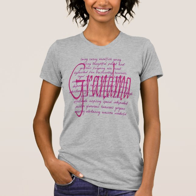 Words for Grandma T-Shirt (Front)