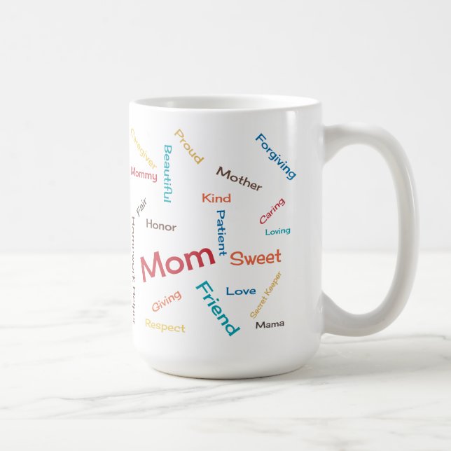 Words For Mum Mug (Right)