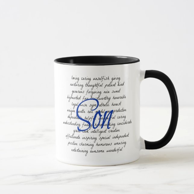 Words for Son Mug (Right)