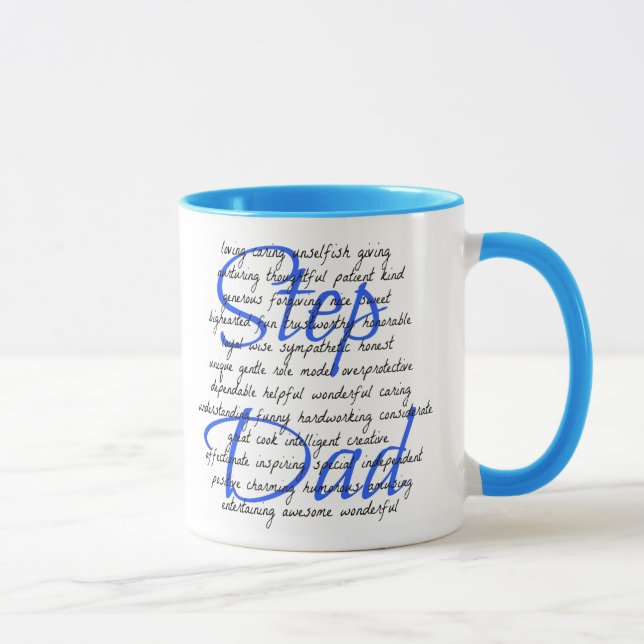 Words for Step Dad Mug (Right)