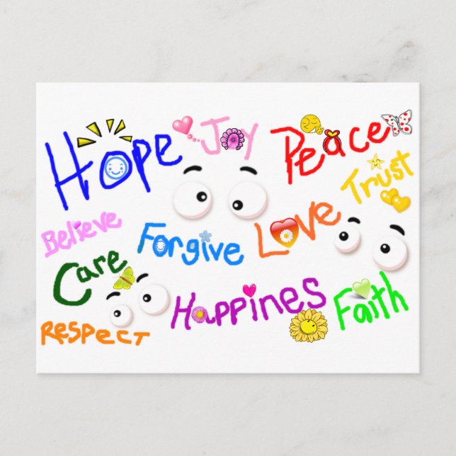 Words from the heart_ postcard (Front)