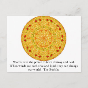 Words have the power to both destroy.............. postcard