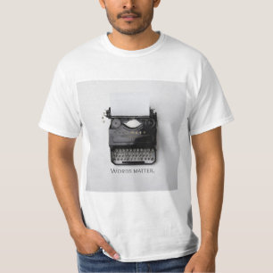 Words Matter Typewriter T-Shirt