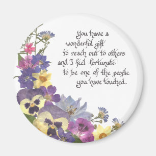 Words of appreciation magnet