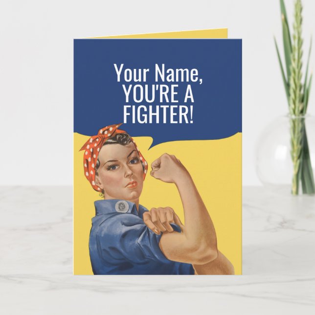 Words of encouragement fighter card (Front)