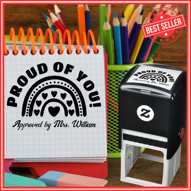Words of Encouragement Praise Grading Teacher Self-inking Stamp (Creator Uploaded)
