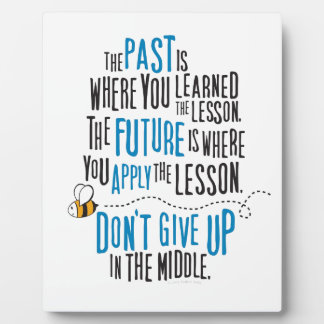 Words of encouragement quote plaque