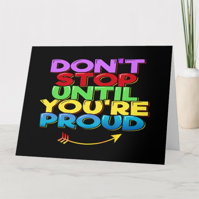 Words of Fun Wisdom Card (Front)