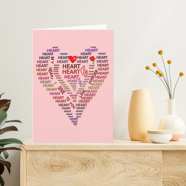Words of Heart Holiday Card (Words of Heart Holiday Card)
