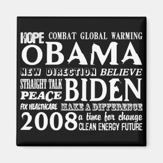 Words of Hope Obama & Biden 2008 Magnet 2