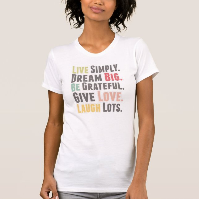 words of living shirt (Front)