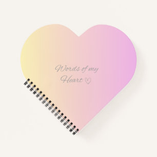 "words of my heart",Spiral Notebook