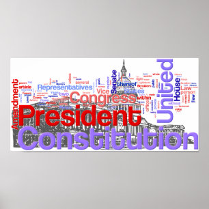 Words of the Constitution Poster