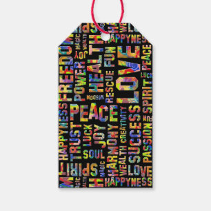 Words Of The Spirit Way / Positive Thinking 1 Gift Tags