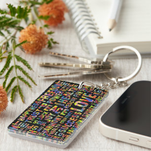 Words Of The Spirit Way / Positive Thinking 1 Key Ring