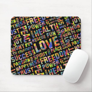 Words Of The Spirit Way / Positive Thinking 1 Mouse Mat