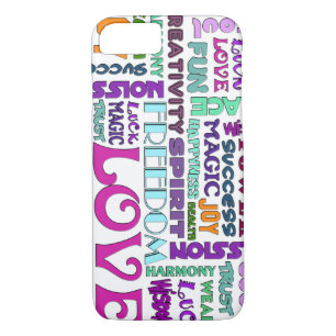 Words Of The Spirit Way + your background color iPhone 8/7 Case