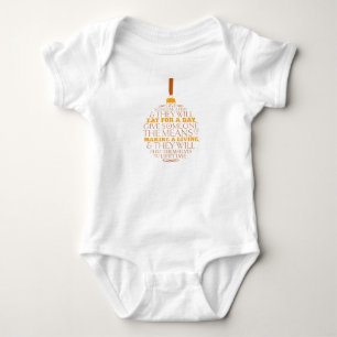 Words of wisdom baby bodysuit